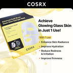 COSRX Advanced Snail Mucin Glass Glow Hydrogel Face Masks Skincare 3 EA - Image 4