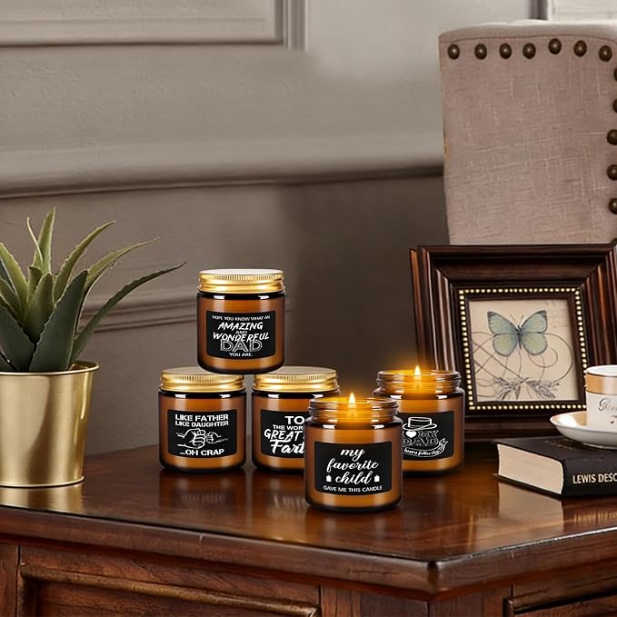 12-Pack Amber Jar Scented Candles, Natural Soy Wax and Premium Essential Oils. - Image 8