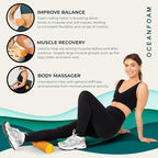 Oceanfoam Ripple Travel Foam Roller Firm Mini Foam Roller - Image 6