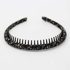 JOBAND Fashion floral teeth Headbands comb Hair Accessories Non-slip Hair bands - Image 4
