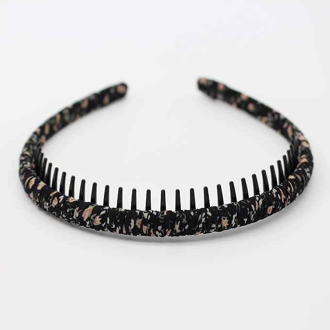 JOBAND Fashion floral teeth Headbands comb Hair Accessories Non-slip Hair bands - Image 4