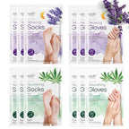 Epielle Relaxing & Nourishing Hand & Foot Masks, Soften Dry, Overworked Skin by Epielle