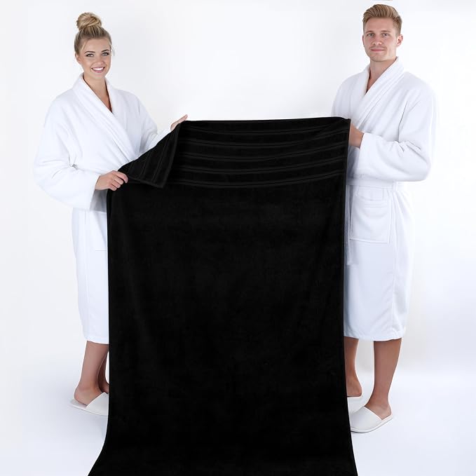American Soft Linen 35x70 Jumbo Large Bath Towel, 600 GSM 100% Cotton Turkish - Image 5