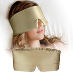 Silk Sleep Mask for Women and Men, Side Sleeper, 22 Momme Pure Mulberry Silk by Unknown