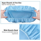 12 PCS Shower Caps for Women, Double Side Waterproof Shower Cap, Reusable - Image 6