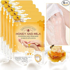 ZIXAOK 5 Pairs Hand Mask Gloves, Moisturizing & Repairing Treatment by Unknown