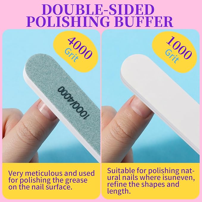 FANDAMEI Nail Buffer Block, Nail Block Buffer, Nail Buffing Block, Buffer Nail - Image 3