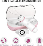 Facial Cleansing Brush, 4 in 1 Electric Face Scrubber - Image 2
