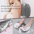 Shower Foot and Back Scrubber Mat, Wall Mounted Shower Foot Scrubber - Image 4