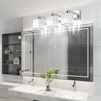 Aipsun Vanity Light Fixtures Crystal Bathroom Lighting Fixtures Chrome Vanity - Image 3