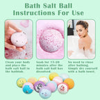 Bath Bombs for Women 12 Gift Sets, Shea Butter & Essential Oils Bath Bomb for - Image 7