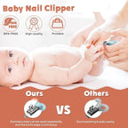 Baby Nail Clippers Set with Cute Case, Infant Fingernail and Toenail File Kit - Image 6