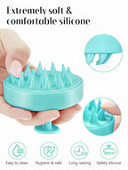 HEETA Scalp Massager Hair Growth, Soft Silicone Scalp Scrubber Shampoo Brush - Image 3