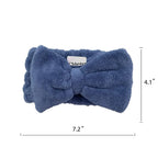 Chloven 2 Pack Microfiber Bowtie Headbands Facial Makeup Headband Cosmetic - Image 3