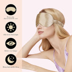SilkDream 100% Mulberry Silk Sleep Mask Eye Mask - Image 4
