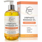 Lymphatic Massage Oil for Massage Therapy | 100% Natural Lymphatic Drainage Oil by BrookethorneNaturals