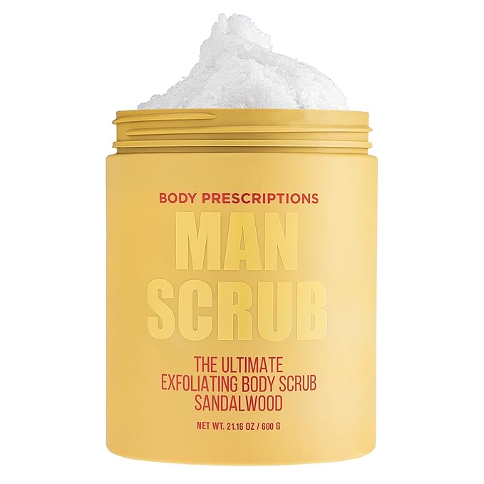 Body Prescriptions Men’s Exfoliating Body Scrub – Ultimate Skin Cleansing Wash by BodyPrescription