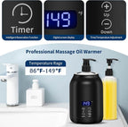 Massage Oil Warmer, Yofuly Electric Massage Oil Digital Heater - Image 2
