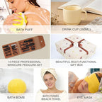 33 Pcs Coconut Vanilla Spa Gift Basket - Image 7