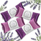 Lavender Eye Pillow for Relaxation, Weighted Eye Mask Heated for Headache - Image 5