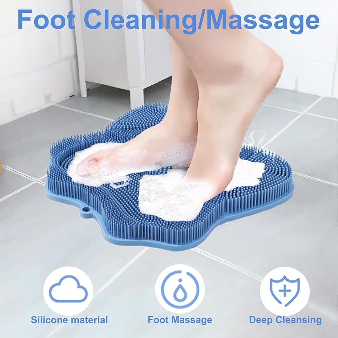 Shower Foot Scrubber, Shower Foot and Back Scrubber - Image 2