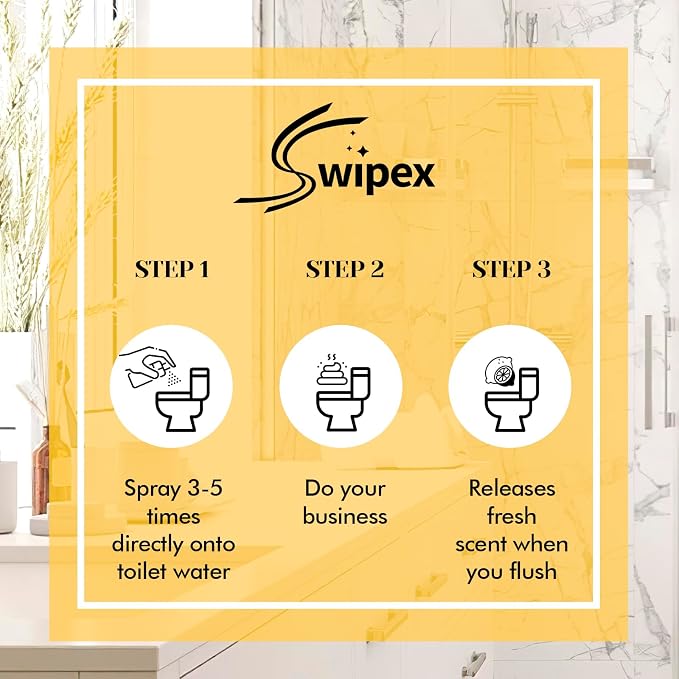 Toilet Spray for Poop Odor Eliminator, Travel Size Toiletries, Air Freshener - Image 3
