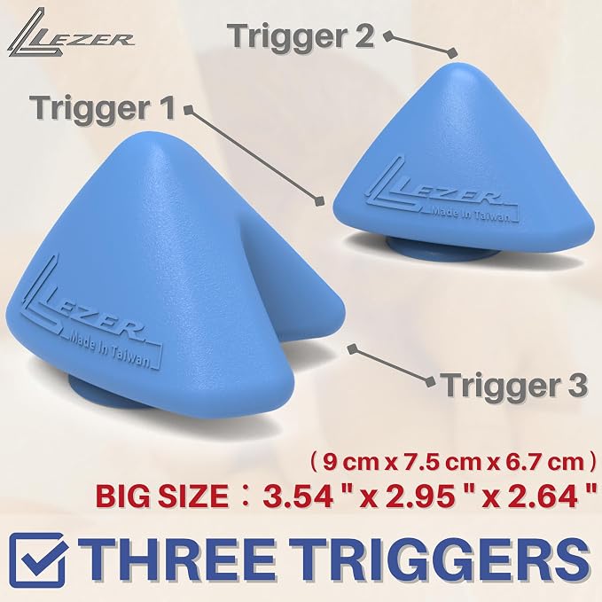 LEZER Large Trigger Massage Point, Manual Massage Ball, Hip Hook, Muscle Knot - Image 2
