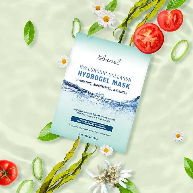 Ebanel 10 Pack Hydrogel Collagen Face Mask - Image 3