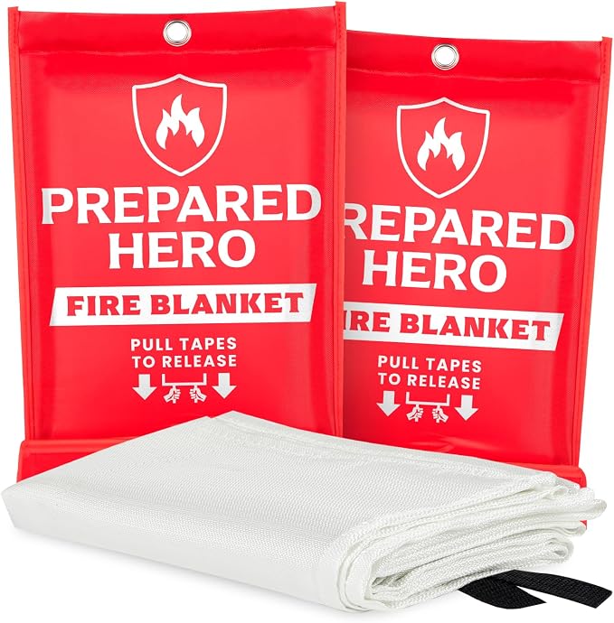 Prepared Hero Emergency Fire Blanket by PreparedHero