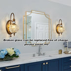 Piepooye Vintage Gold Wall Sconce - Image 6