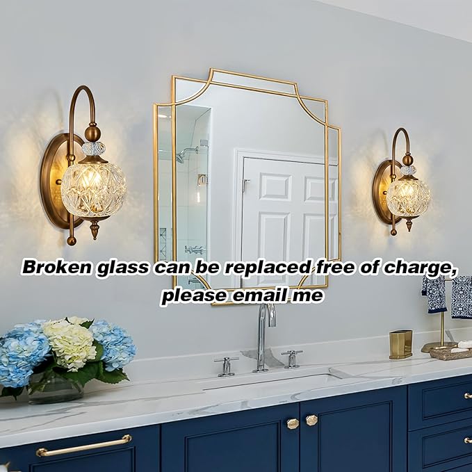 Piepooye Vintage Gold Wall Sconce - Image 6
