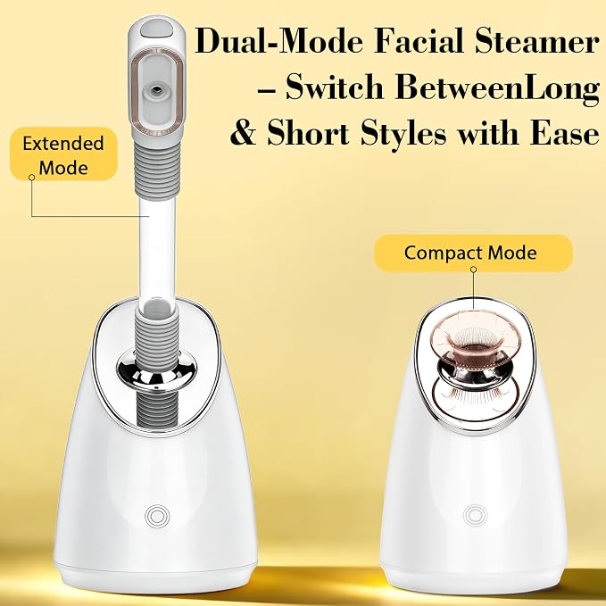 Pjordo Facial Steamer Spa Kit, Nano Ionic Face Steamer - Image 5