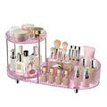 360 Rotating Vanity Makeup Organizer, 2 Small Trays & 5 Compartments by Jywantful
