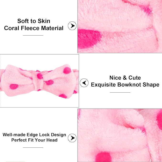 Casoty 12 Pcs Makeup Headband, Spa Headband - Image 7