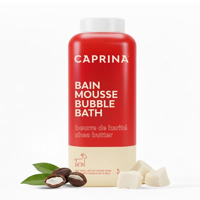 Caprina Fresh Goat’s Milk Bubble Bath, Hydrating Relaxing Foam Bath, by Unknown