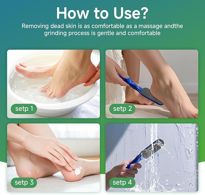 2Pcs Nano Glass Foot File, Nano-Glass Foot File, Foot Scraper - Image 5