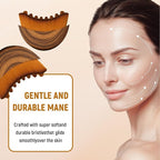 Lymphatic Contour Face Brush, Dry Lymphatic Contour Face Brush Soft Set - Image 6