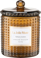 LA JOLIE MUSE Sahara Amber Scented Candle | Bergamot, Clove & Amber | 10 oz Soy by LaJol%C3%ADeMuse