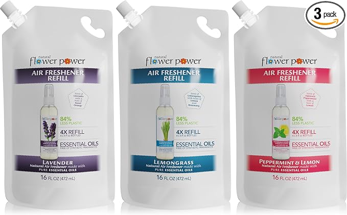 Natural Flower Power Air Freshener Spray Refills by NaturalFlowerPower