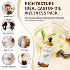 MAYJAM Organic Castor Oil 16 oz, 100% Pure Cold Pressed Castor Oils - Image 4