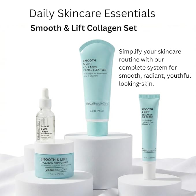 Global Beauty Care Smooth & Lift Collagen Skin Care Set - Image 2