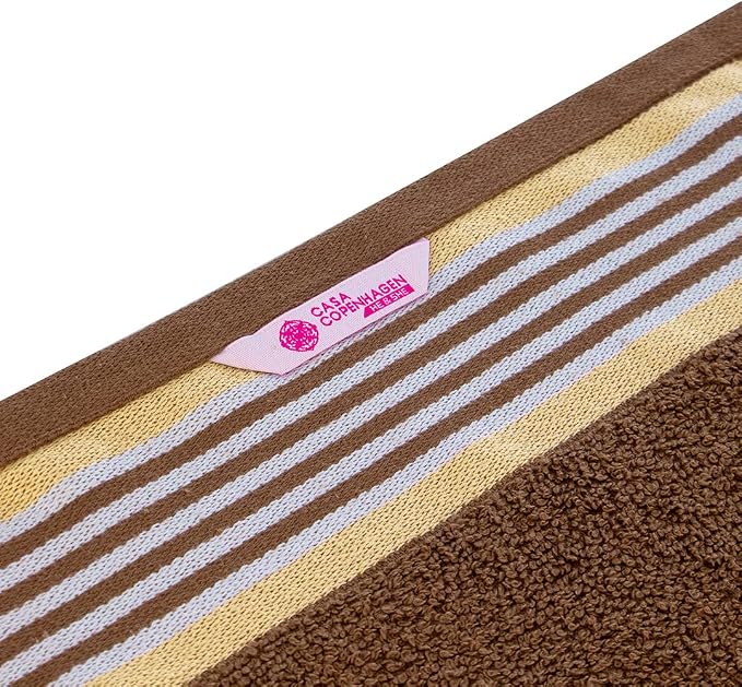 CASA COPENHAGEN He & She 4Pcs 100% Egyptian Cotton Large Designer Towels Gift - Image 7