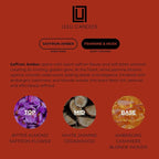 Lulu Candles | Saffron & Amber | Notes: Jasmine, & Amber | Smells Woody & - Image 3