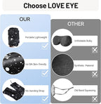 LOVE EYE Dual Side Sleep Mask, Ice Silk Eye Sleeping Mask & Blindfold - Image 6