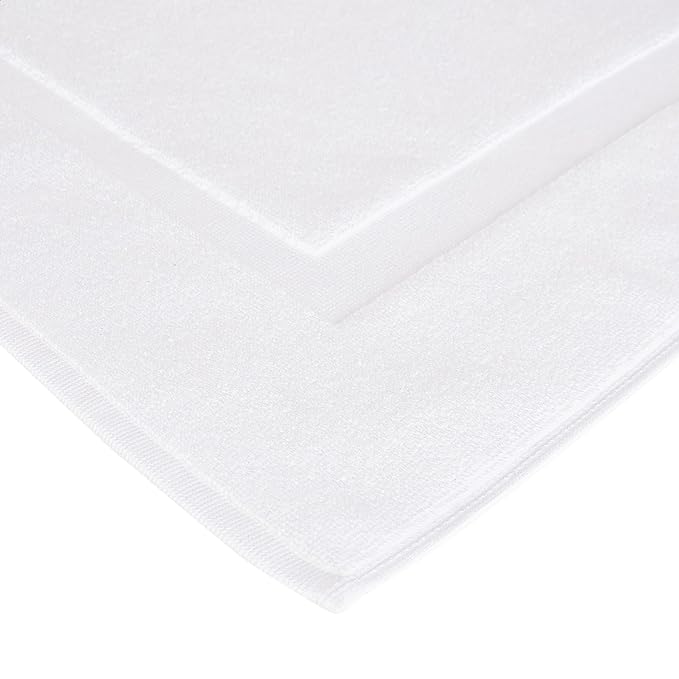 Amazon Basics Non-Slip Cotton Bath Mat, 100% Cotton Absorbent, Machine Washable - Image 6