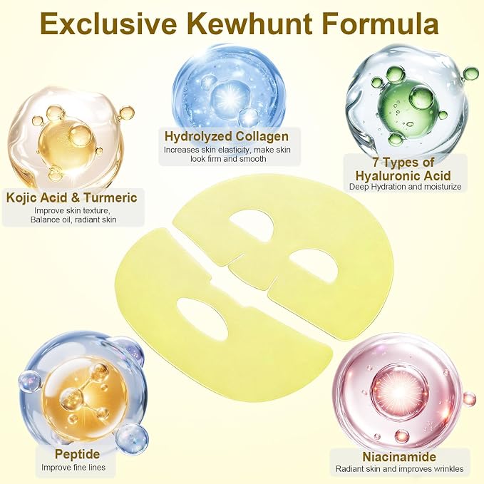 Kojic Acid Turmeric Gel Mask, Overnight Face Mask, Jelly Gel Collagen Mask - Image 2