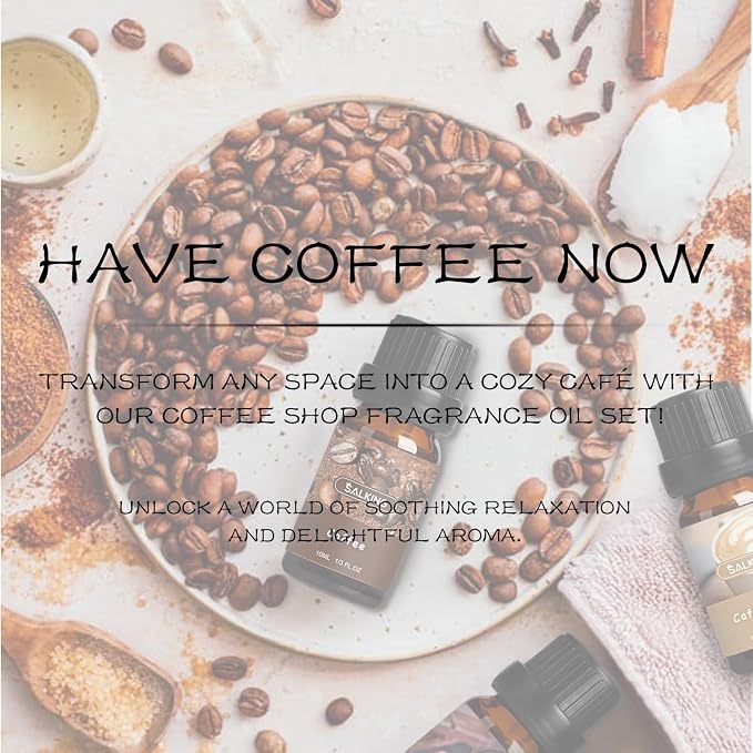 SALKING Coffee Shop Fragrance Oils Set, Premium Essential Oils Set - Image 5