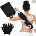 Sibba 3 Pcs Exfoliating Body Scrubber Bath Gloves Set Back Scrubber Shower by Sibba