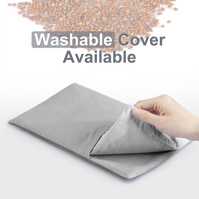 SuzziPad Microwave Heating Pad for Reduce Discomfort Washable Cover, 7x12 - Image 4