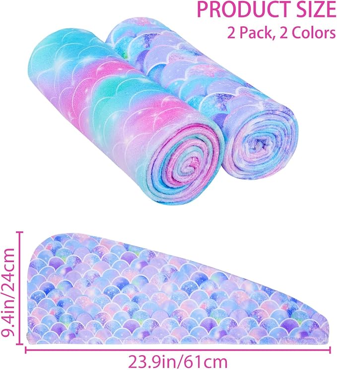 Basumee Microfiber Hair Towel Wrap - Image 6